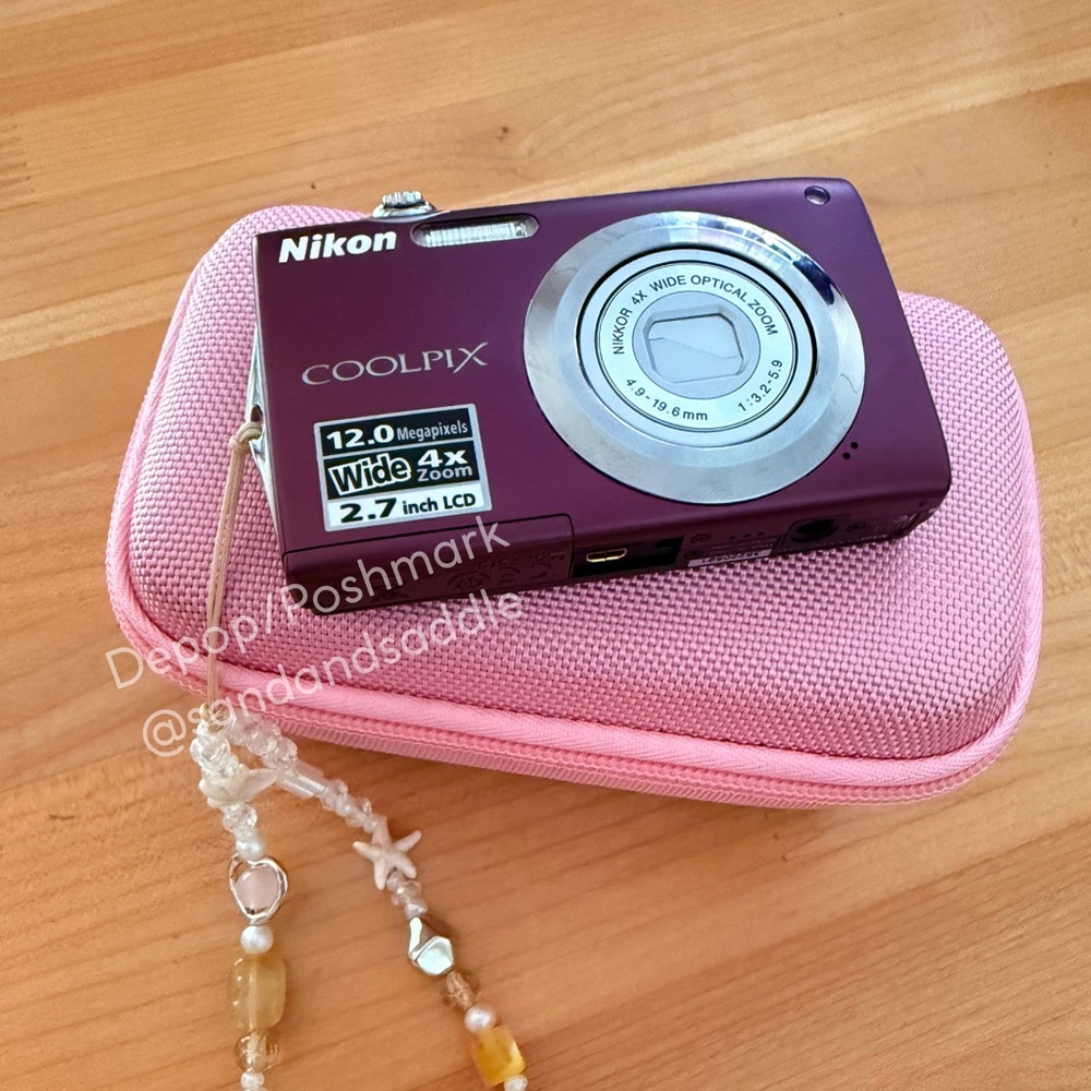 SOLD Nikon COOLPIX S3000 Digital Camera Plum Purple TESTED